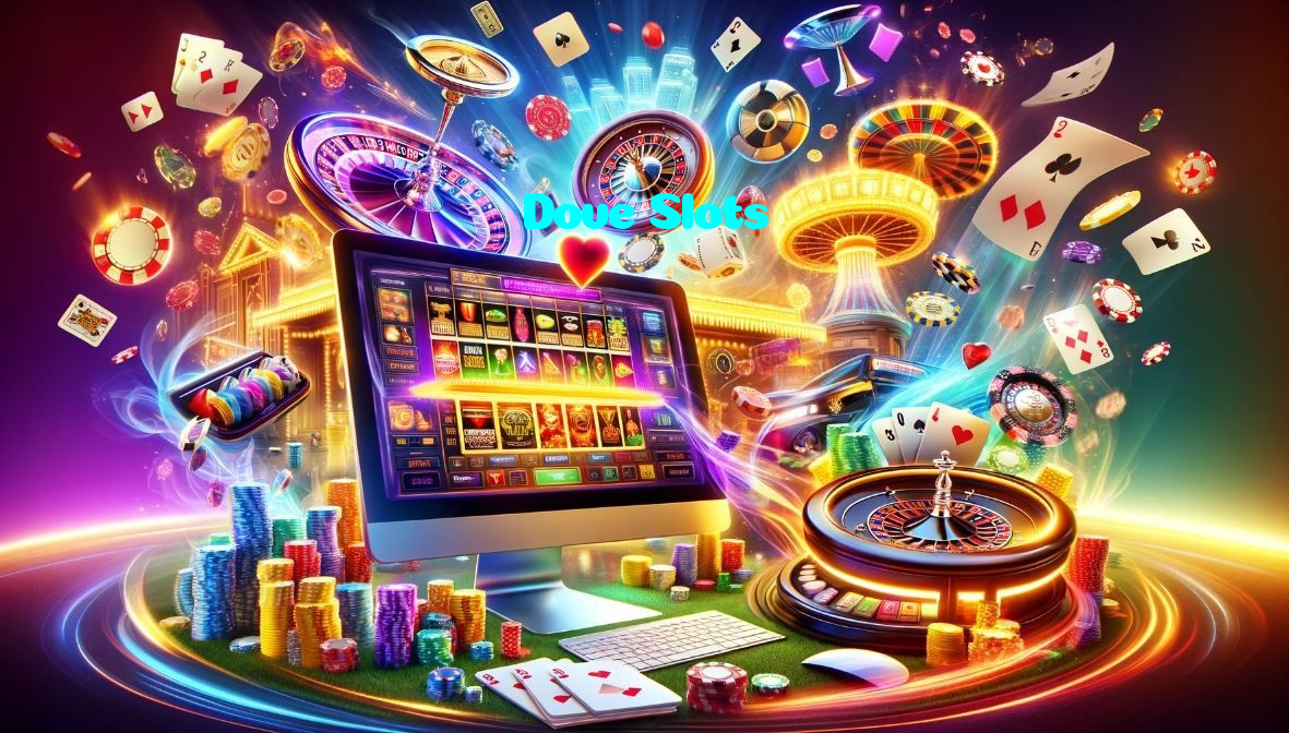 Dove Slots casino presented on mobile device in Pakistan with slots and live games